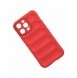 Magic Shield Case-fodral till iPhone 14 Pro Max elastiskt pansarfodral i vinröd