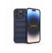 Magic Shield Case-fodral för iPhone 14 Pro Max flexibelt bepansrat mörkblått skal