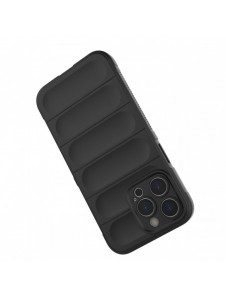 Magic Shield Case-fodral för iPhone 14 Pro Max flexibelt bepansrat mörkblått skal