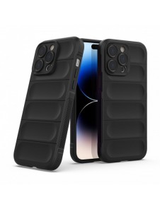 Magic Shield Case-fodral för iPhone 14 Pro Max flexibelt bepansrat mörkblått skal