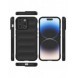 Magic Shield Case-fodral för iPhone 14 Pro Max flexibelt bepansrat mörkblått skal