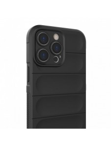 Magic Shield Case-fodral för iPhone 14 Pro Max flexibelt bepansrat mörkblått skal