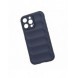 Magic Shield Case-fodral för iPhone 14 Pro Max flexibelt bepansrat mörkblått skal
