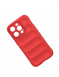 Magic Shield Case-fodral till iPhone 14 Pro elastiskt pansarskal i vinrött