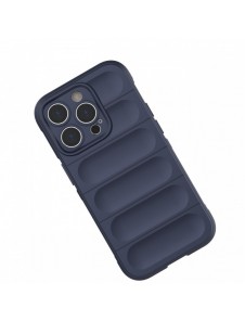 Magic Shield Case-fodral till iPhone 14 Pro elastiskt pansarskal i vinrött