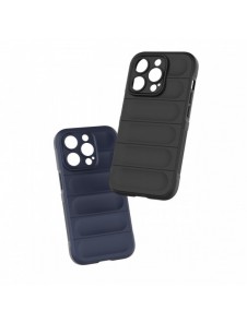 Magic Shield Case-fodral till iPhone 14 Pro elastiskt pansarskal i vinrött