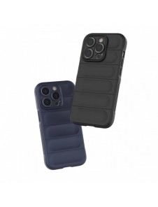 Magic Shield Case-fodral till iPhone 14 Pro elastiskt pansarskal i vinrött