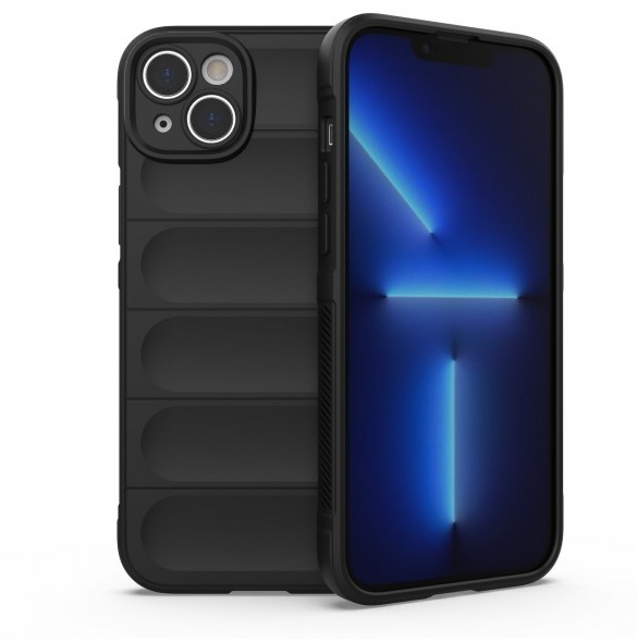 Magic Shield Case fodral för iPhone 14 Plus flexibelt pansarskal svart