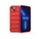 Magic Shield Case-fodral för iPhone 14 Plus flexibelt pansarskal rött