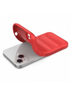 Magic Shield Case-fodral för iPhone 14 Plus flexibelt pansarskal rött