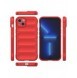 Magic Shield Case-fodral för iPhone 14 Plus flexibelt pansarskal rött