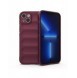 Magic Shield Case fodral för iPhone 14 Plus elastiskt pansarfodral i vinröd