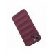 Magic Shield Case fodral för iPhone 14 Plus elastiskt pansarfodral i vinröd