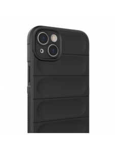 Magic Shield Case fodral för iPhone 14 Plus elastiskt pansarfodral i vinröd