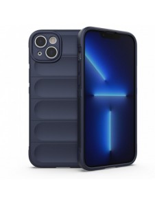 Magic Shield Case-fodral för iPhone 14 Plus flexibelt bepansrat mörkblått skal