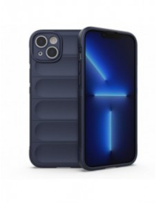 Magic Shield Case-fodral för iPhone 14 Plus flexibelt bepansrat mörkblått skal