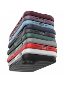 Magic Shield Case-fodral för iPhone 14 Plus flexibelt bepansrat mörkblått skal