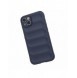 Magic Shield Case-fodral för iPhone 14 Plus flexibelt bepansrat mörkblått skal