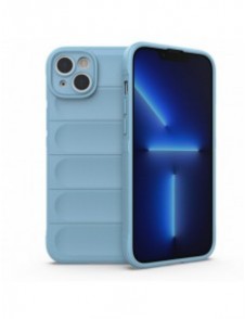 Magic Shield Case-fodral för iPhone 14 Plus flexibelt pansarfodral ljusblått