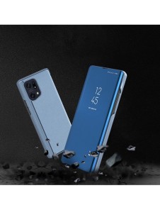 Clear View Case-fodral för Oppo Find X5 Pro-fodral med en svart flik