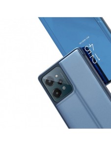 Clear View Case-fodral för Realme C31 flip-fodral svart