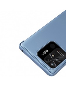Clear View Case-fodral till Xiaomi Redmi 10C flip-fodral blå