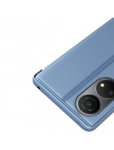 Clear View Case-fodral för Honor X7 / Honor Play 30 Plus flip-fodral svart