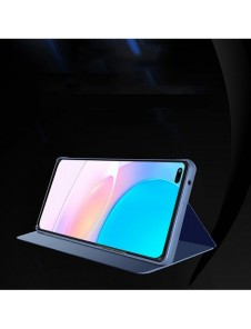 Clear View Fodral skal för Huawei nova 8i skal med en flik svart
