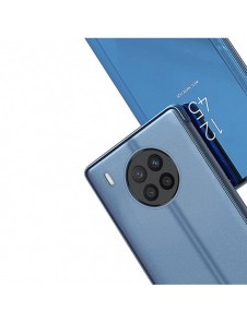 Clear View Fodral skal för Huawei nova 8i skal med en flik svart
