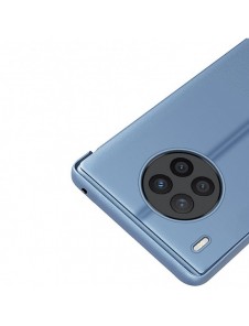 Clear View Fodral skal för Huawei nova 8i skal med en flik svart
