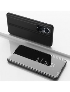 Clear View-fodral för Huawei nova 9 flip-fodral svart