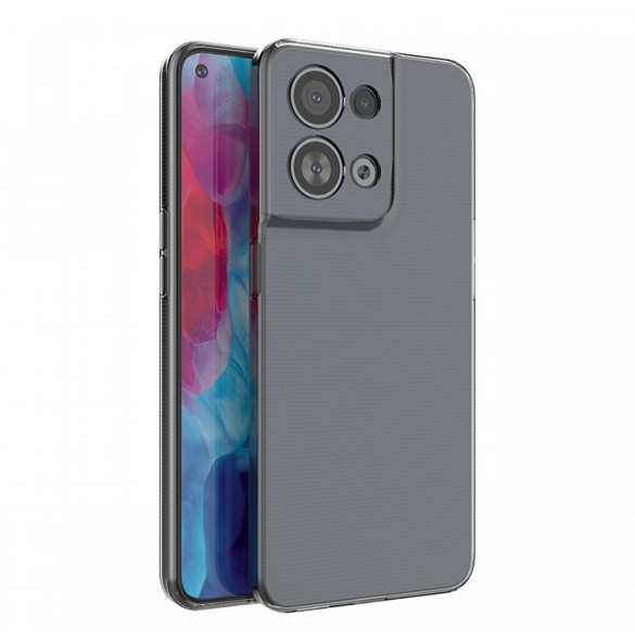 Ultra Clear 0,5 mm fodral för Oppo Reno 8 Pro tunt fodral transparent