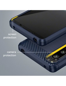 Thunder Case Xiaomi Poco M4 5G silikonväska blå