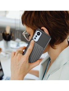 Thunder Case fodral för Xiaomi 12 Lite silikon pansarfodral svart