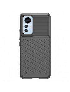 Thunder Case fodral för Xiaomi 12 Lite silikon pansarfodral svart