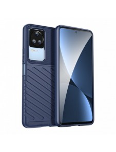 Thunder Case för Xiaomi Poco F4 5G silikon pansarfodral blå