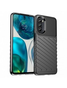 Thunder Case Motorola Moto G52 silikon pansarfodral svart