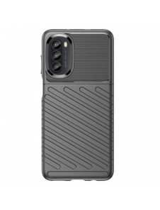 Thunder Case Motorola Moto G52 silikon pansarfodral svart