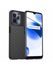 Thunder Case fodral för Realme C35 silikon pansarfodral svart