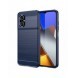 Carbon Case Cover för Xiaomi Redmi Note 11E /Redmi 10 5G / Redmi 10 Prime+ 5G / Poco M4 5G Flexibelt Silikon Carbon Cover Blu