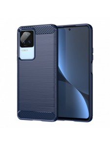 Kolfodral för Xiaomi Poco F4 5G flexibelt silikonkolskydd blå