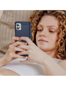 Kolfodral för Xiaomi Poco F4 5G flexibelt silikonkolskydd blå
