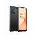 Carbon Case väska för Realme C31 flexibel silikon kolfodral svart