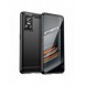 Carbon Case-fodral för Realme GT Neo 3 flexibelt silikon kolfodral svart