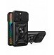 Hybrid Armor Camshield-fodral för iPhone 14 Pro Max pansarfodral med kamerafodral svart