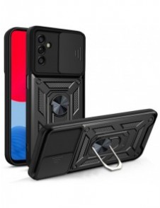 Hybrid Armor Camshield fodral till Samsung Galaxy A13 5G pansarfodral med kamerafodral svart