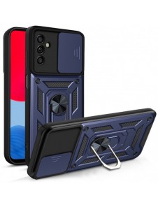 Hybrid Armor Camshield-fodral till Samsung Galaxy A13 5G pansarfodral med kamerafodral blå