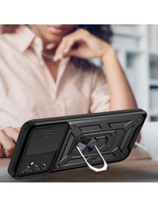 Hybrid Armor Camshield-fodral till Samsung Galaxy A13 5G pansarfodral med kamerafodral blå