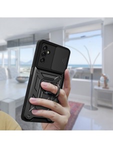 Hybrid Armor Camshield-fodral till Samsung Galaxy A13 5G pansarfodral med kamerafodral blå
