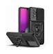 Hybrid Armor Camshield fodral till Samsung Galaxy A53 5G pansarfodral med kamerafodral svart